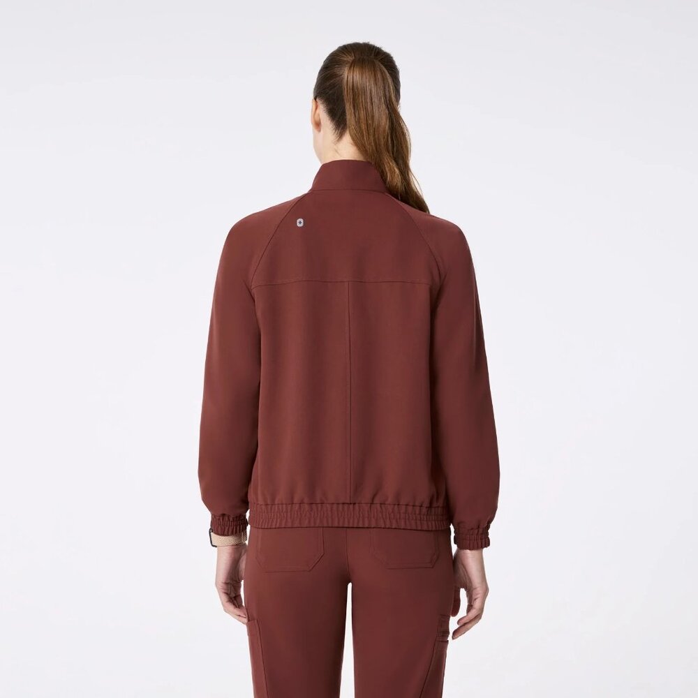 Figs Sydney Scrub Jacket in Walnut, Size Medium - Picture 8 of 12